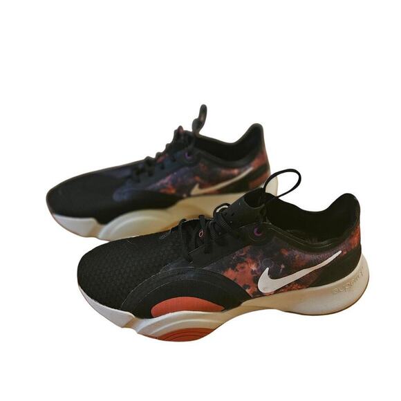 Nike SuperRep Training Shoes - Black with Orange & Purple - Men's Size 10.5 - Picture 3 of 5